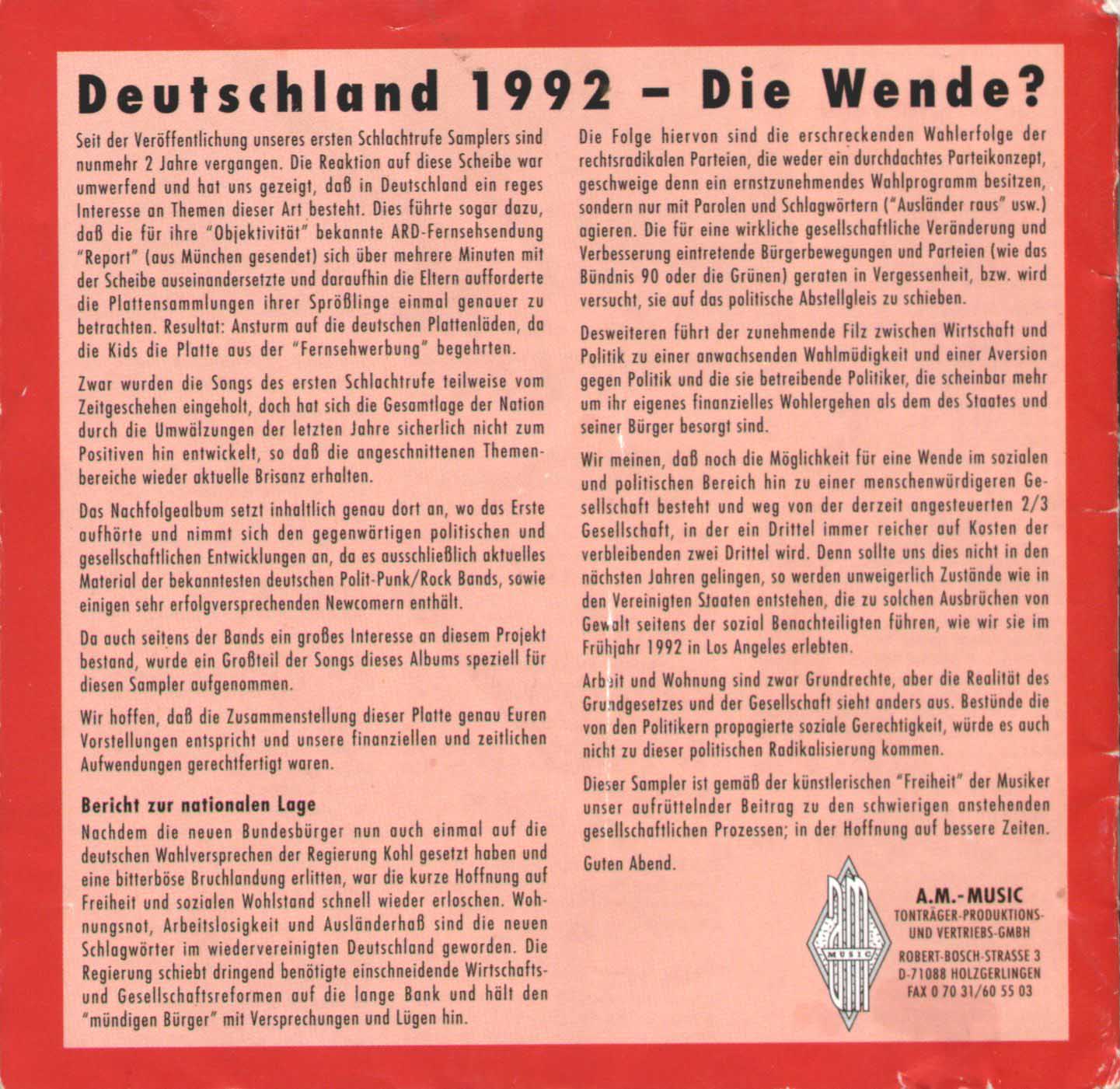 Schlachtrufe BRD II 2